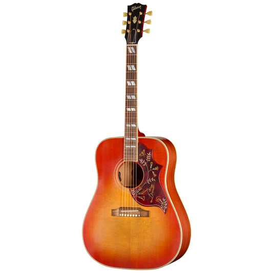 Gibson Custom 1960 Hummingbird Reissue with HiFi, Ultra Light Aged, Washed Cherry Sunburst Acoustic Guitar Gibson Custom