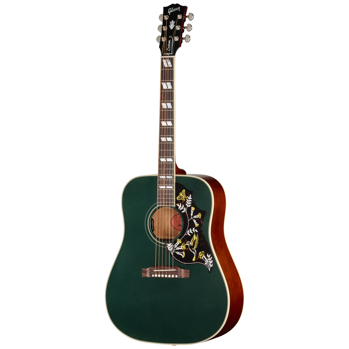 Gibson Custom Hummingbird Standard with HiFi DNA, Gloss, British Racing Green, Exclusive Acoustic Guitar Gibson Custom