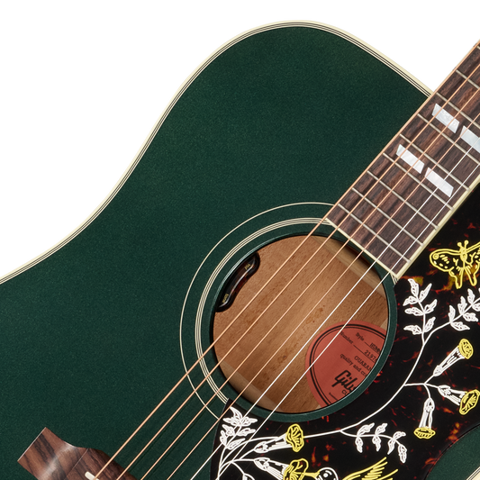 Gibson Custom Hummingbird Standard with HiFi DNA, Gloss, British Racing Green, Exclusive Acoustic Guitar Gibson Custom