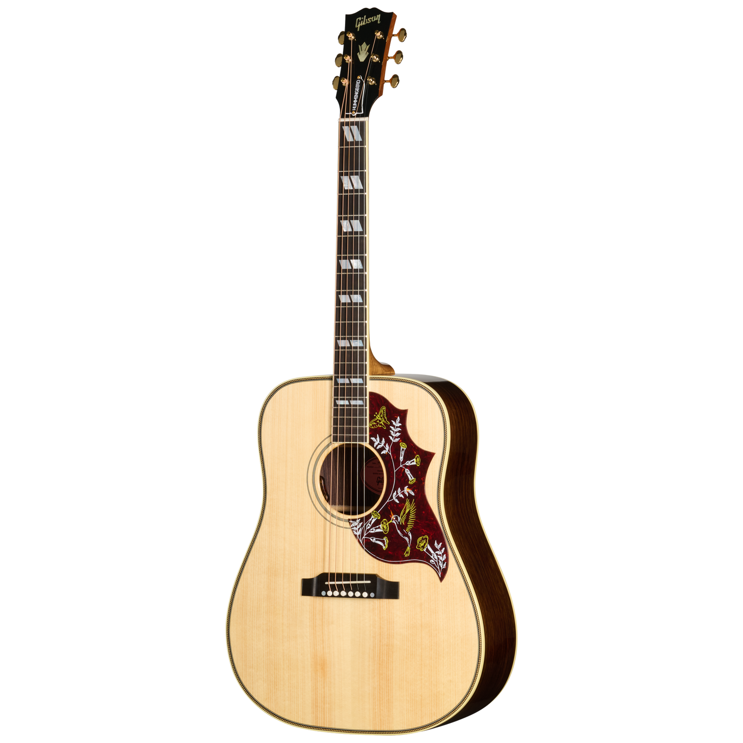 Gibson Custom Hummingbird Rosewood Herringbone, Antique Natural, Exclusive Gibson