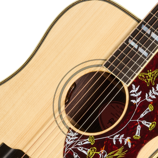 Gibson Custom Hummingbird Rosewood Herringbone, Antique Natural, Exclusive Gibson