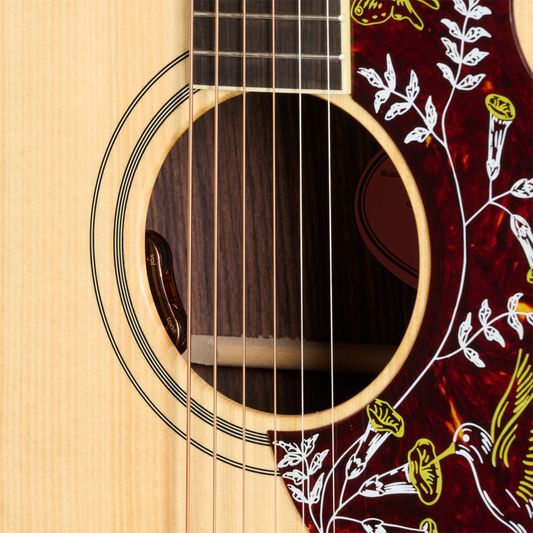 Gibson Custom Hummingbird Rosewood Herringbone, Antique Natural, Exclusive Gibson