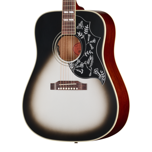 Gibson Custom Hummingbird Standard with HiFi DNA, Gloss, Silverburst, Exclusive Acoustic Guitar Gibson Custom