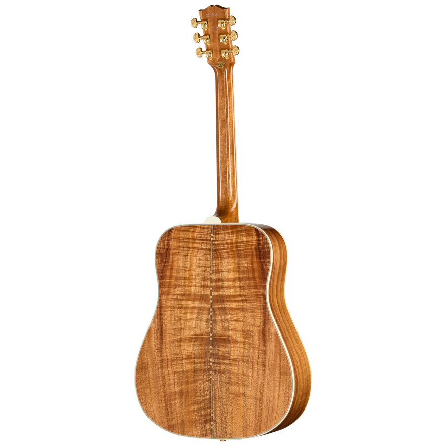 Gibson Custom Hummingbird Custom Koa, Left-Handed, Antique Natural Acoustic Guitar Gibson Custom