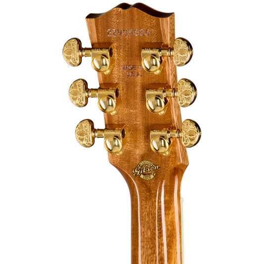 Gibson Custom Hummingbird Custom Koa, Left-Handed, Antique Natural Acoustic Guitar Gibson Custom