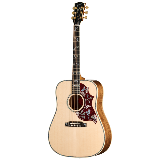 Gibson Custom Hummingbird Custom Koa, Antique Natural Acoustic Guitar Gibson Custom
