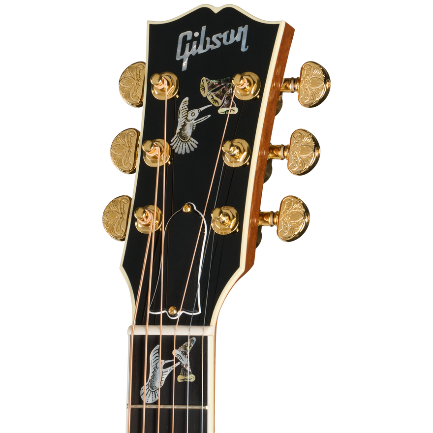 Gibson Custom Hummingbird Custom Koa, Antique Natural Acoustic Guitar Gibson Custom