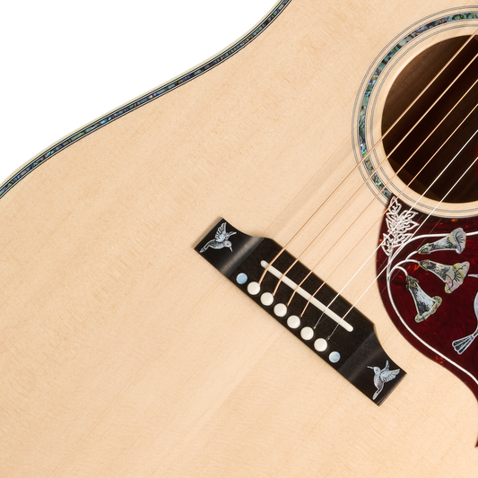 Gibson Custom Hummingbird Custom Koa, Antique Natural Acoustic Guitar Gibson Custom