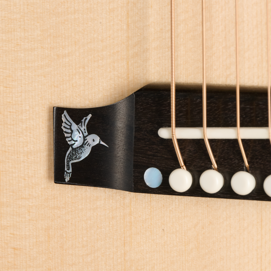 Gibson Custom Hummingbird Custom Koa, Antique Natural Acoustic Guitar Gibson Custom