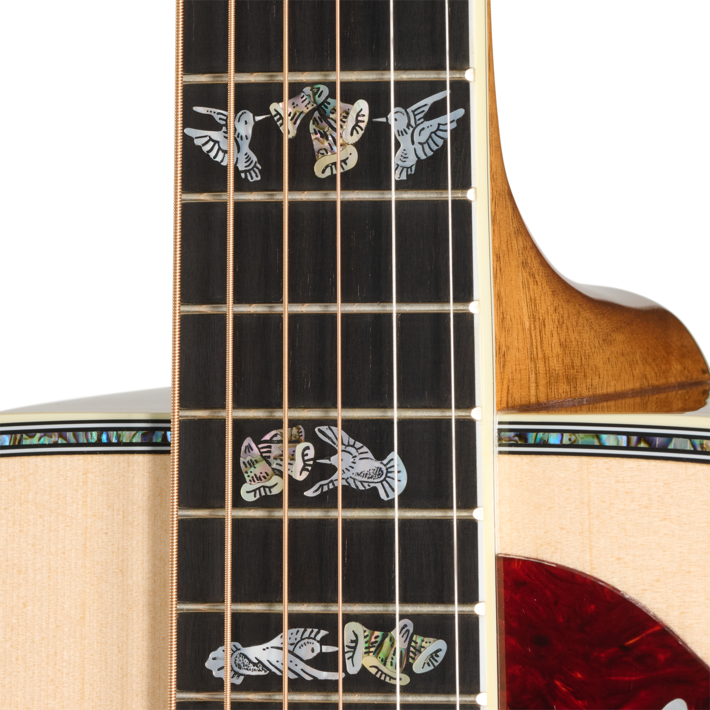 Gibson Custom Hummingbird Custom Koa, Antique Natural Acoustic Guitar Gibson Custom