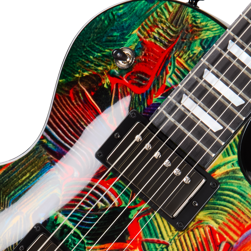 Gibson Serj Tankian “Foundations” Les Paul Modern, Custom Artwork Sublimation, Exclusive Electric Guitar Gibson