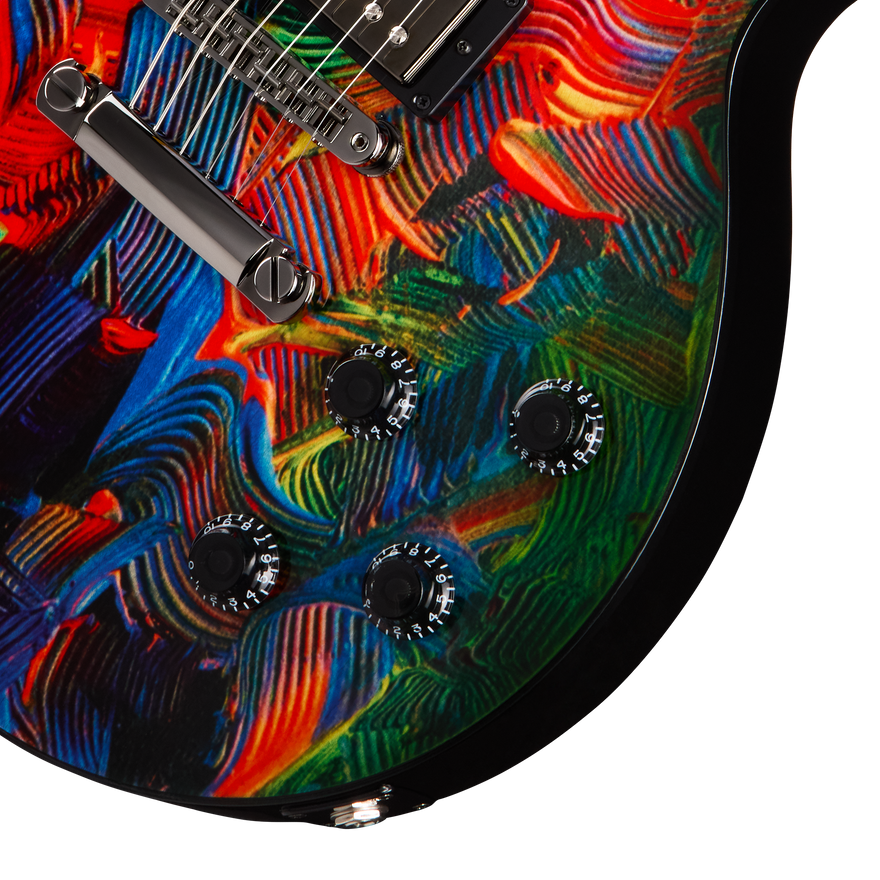 Gibson Serj Tankian “Foundations” Les Paul Modern, Custom Artwork Sublimation, Exclusive Electric Guitar Gibson