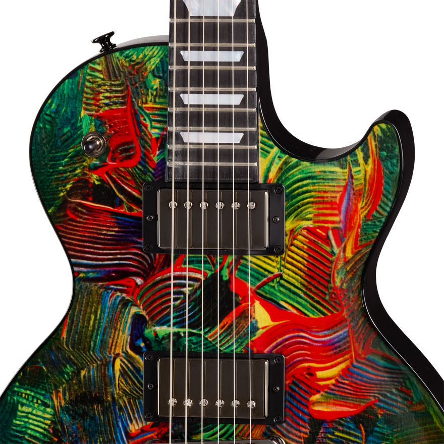 Gibson Serj Tankian “Foundations” Les Paul Modern, Custom Artwork Sublimation, Exclusive Electric Guitar Gibson