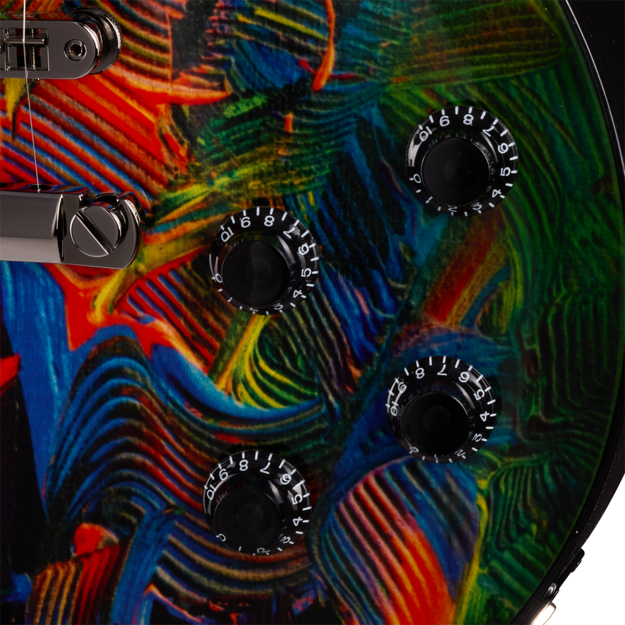 Gibson Serj Tankian “Foundations” Les Paul Modern, Custom Artwork Sublimation, Exclusive Electric Guitar Gibson
