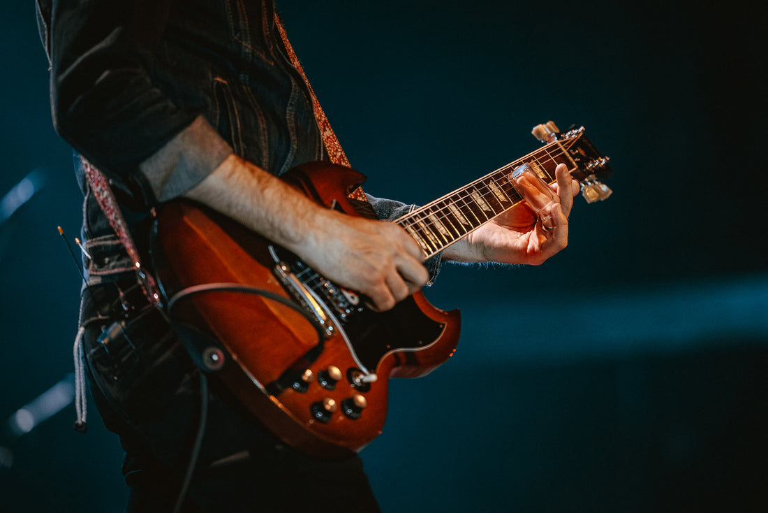 Sadler Vaden with his Gibson signature SG