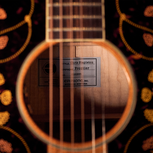 Epiphone USA Chris Stapleton Frontier, Frontier Burst Acoustic Guitar Epiphone