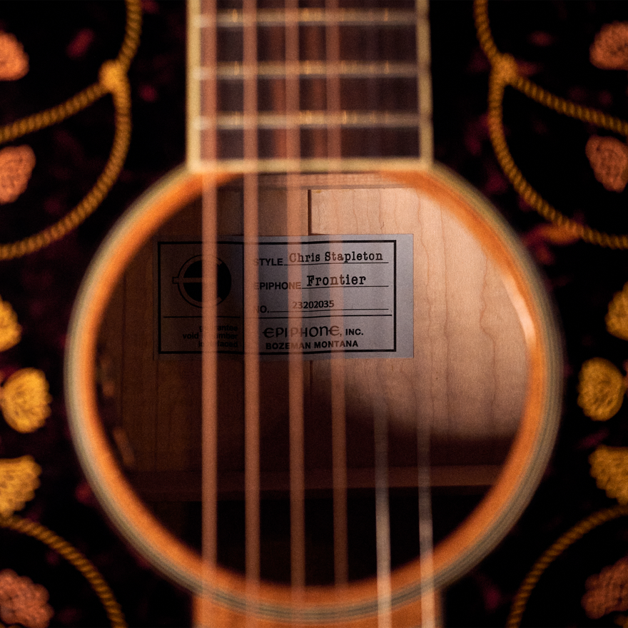 Epiphone USA Chris Stapleton Frontier, Frontier Burst Acoustic Guitar Epiphone