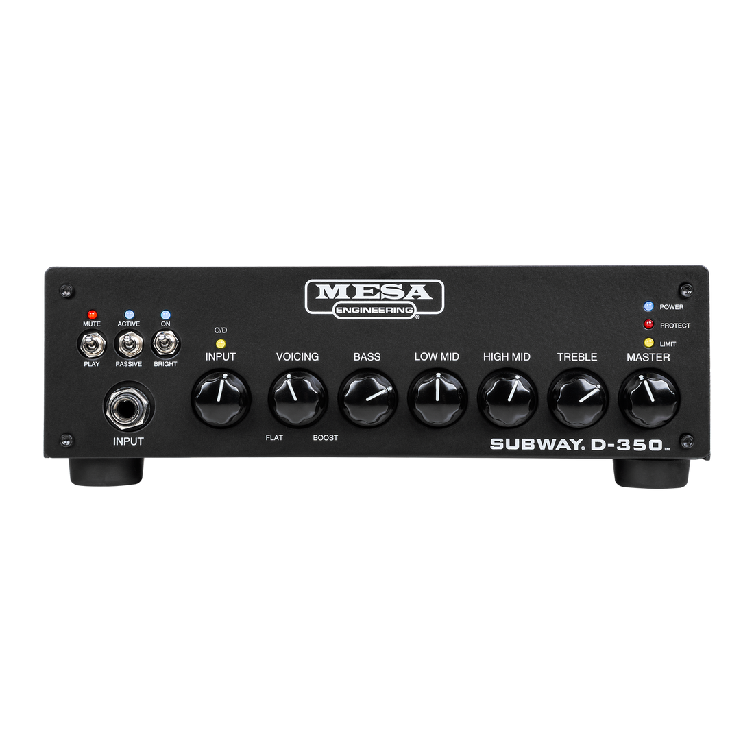 Mesa/Boogie Subway D-350 Compact Bass Amp (Metal Head), Black Head Mesa/Boogie