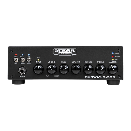 Mesa/Boogie Subway D-350 Compact Bass Amp (Metal Head), Black Head Mesa/Boogie