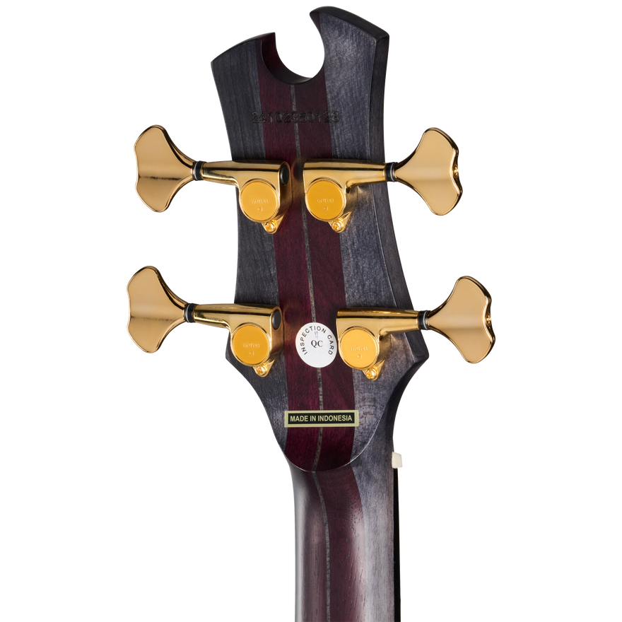 Tobias Classic IV, Transparent Black Satin Electric Bass Tobias