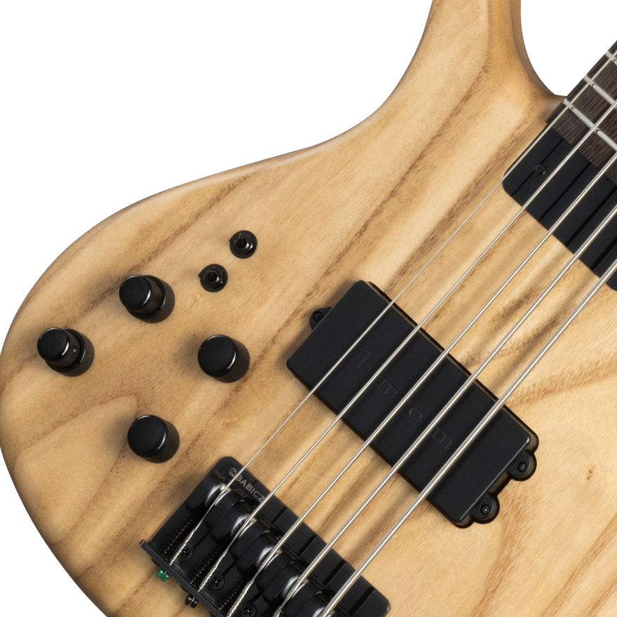 Tobias Growler V, Left-Handed, Satin Natural Electric Bass Tobias