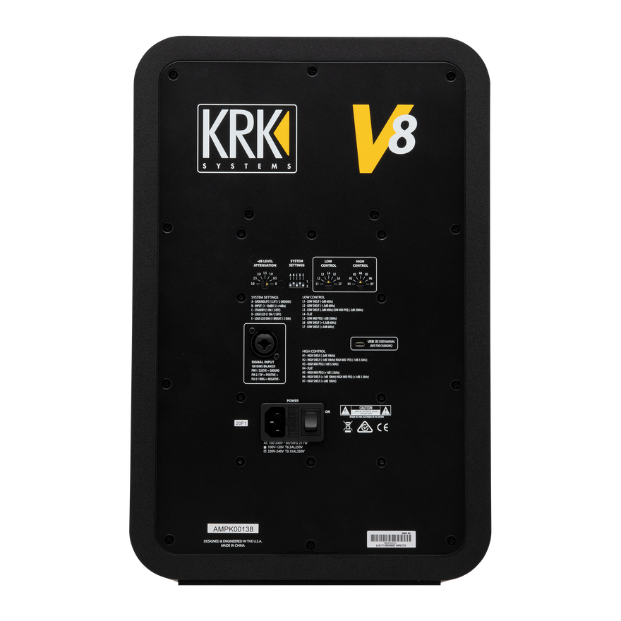 KRK V8 Series 4, UK Studio Monitors KRK