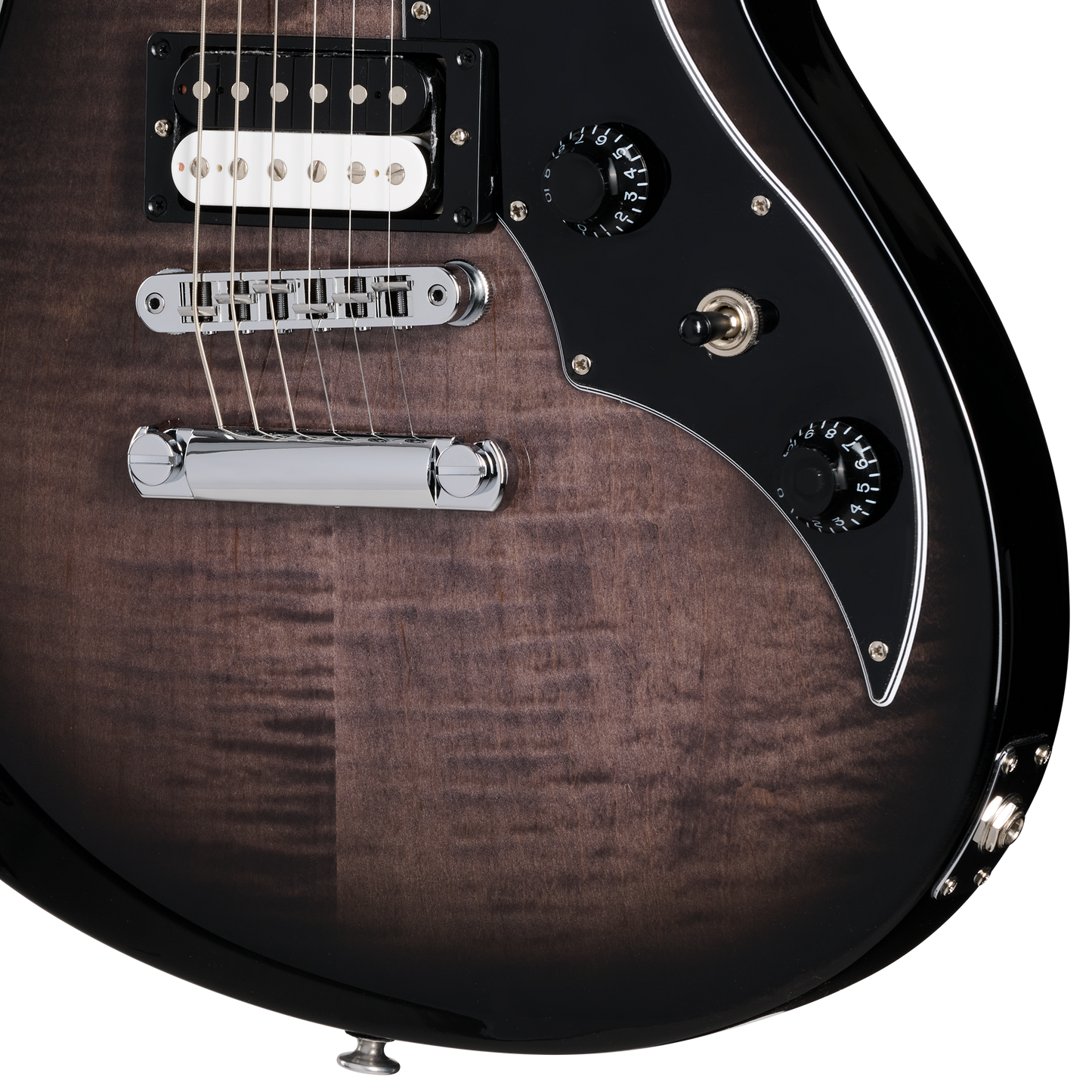 Gibson Victory Figured Top, Translucent Ebony Burst, Exclusive Electric Guitar Gibson