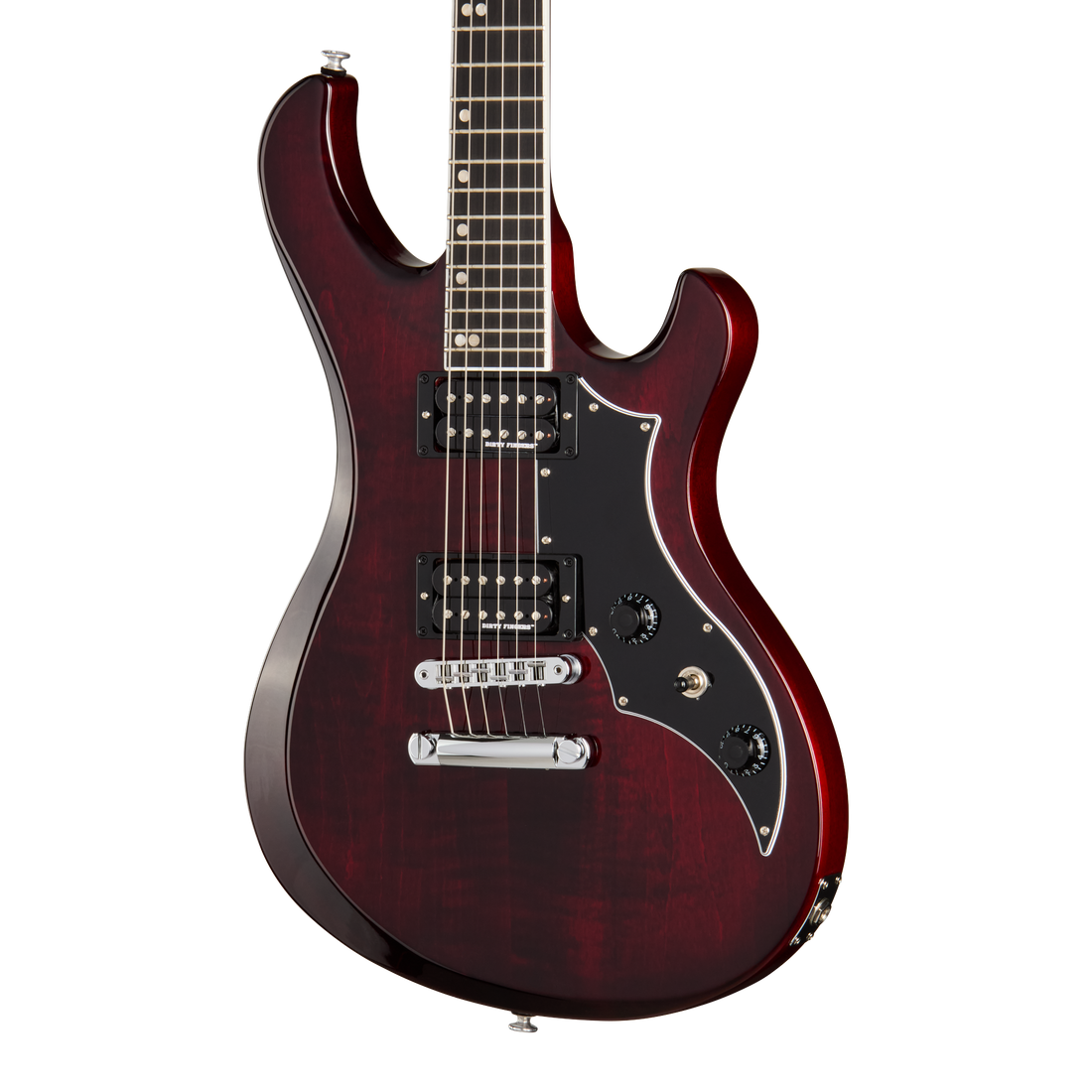 Gibson Victory Figured Top with Dirty Fingers, Wine Red Burst, Exclusive Electric Guitar Gibson