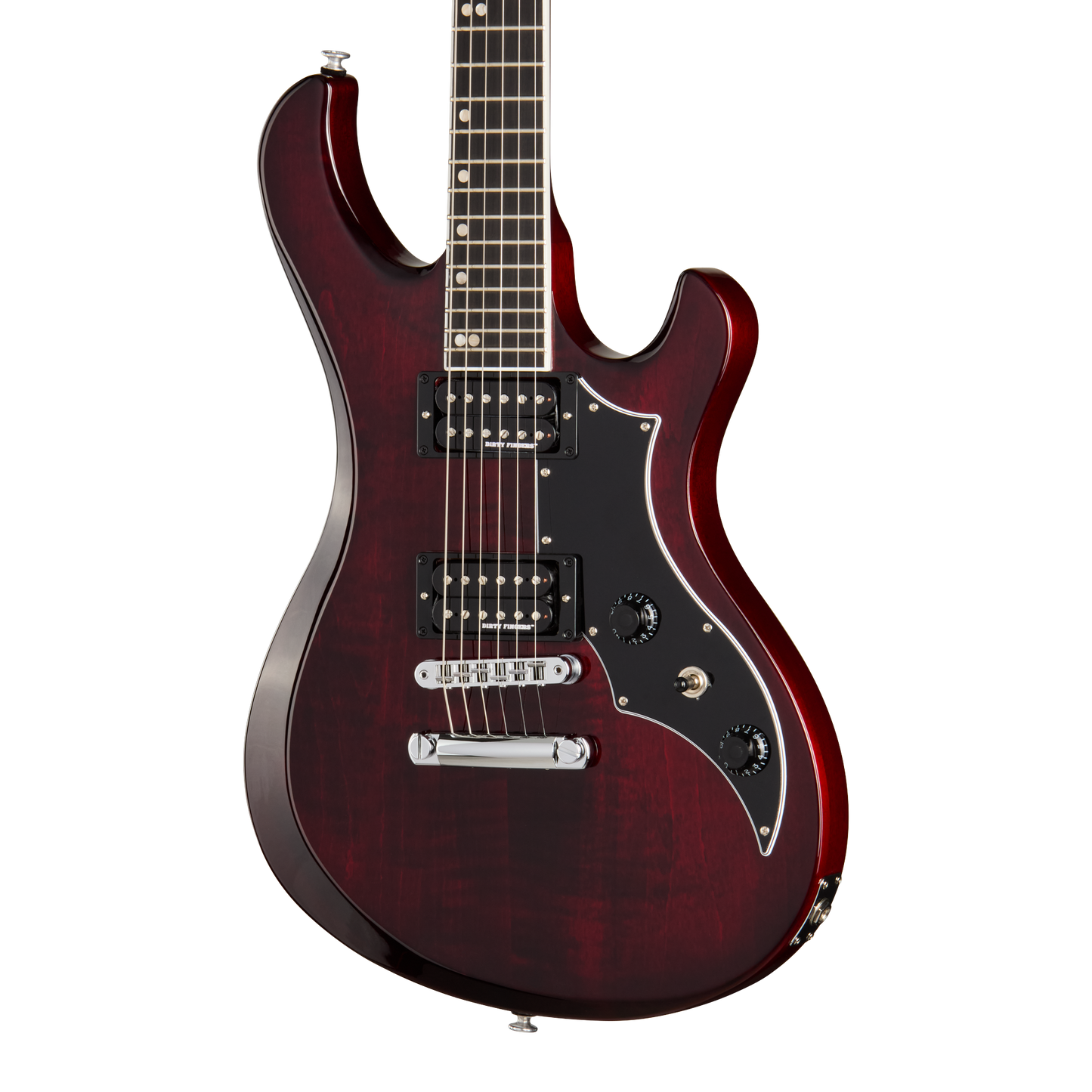 Gibson Victory Figured Top with Dirty Fingers, Wine Red Burst, Exclusive Electric Guitar Gibson