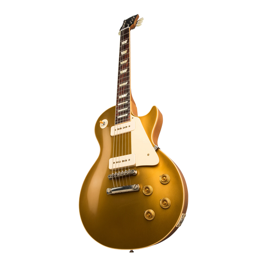 Gibson Custom 1956 Les Paul Goldtop Reissue VOS, Double Gold Electric Guitar Gibson Custom