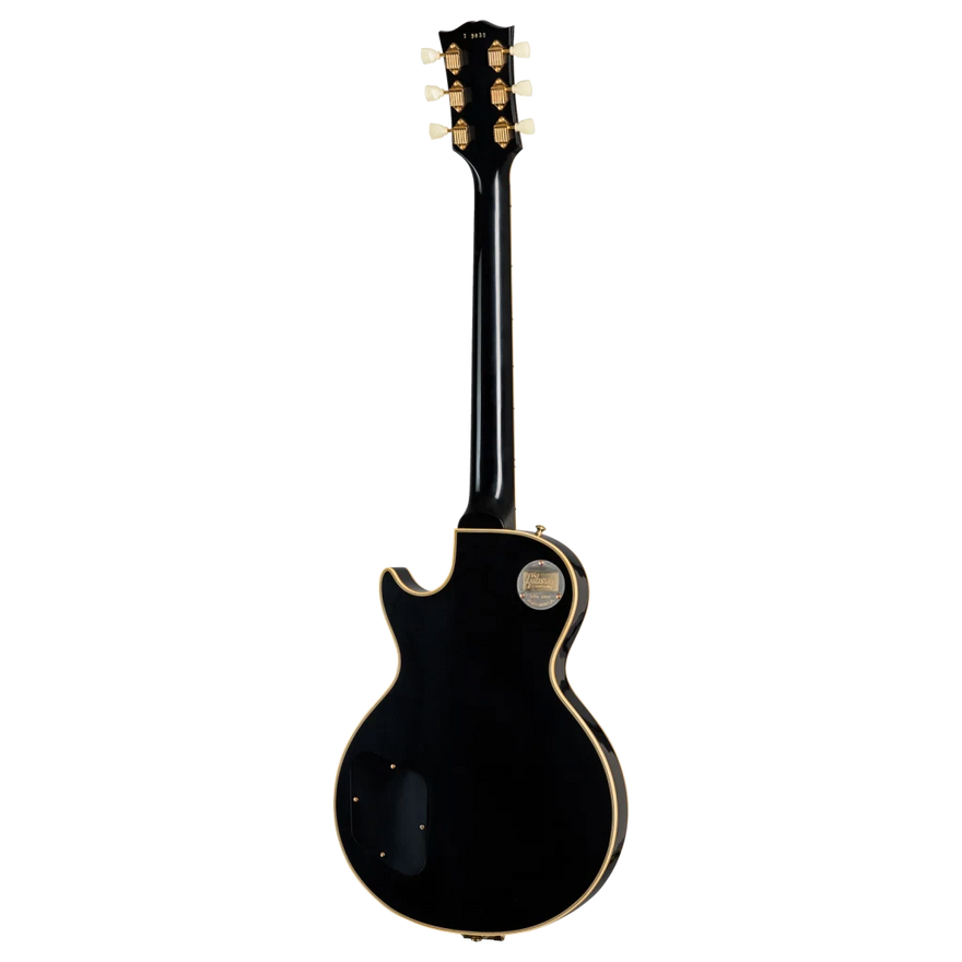 Gibson Custom 1957 Les Paul Custom Reissue 3-Pickup Bigsby VOS, Ebony Electric Guitar Gibson Custom