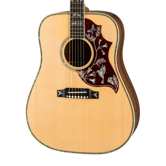 Gibson Custom Hummingbird Custom Koa, Antique Natural Acoustic Guitar Gibson Custom