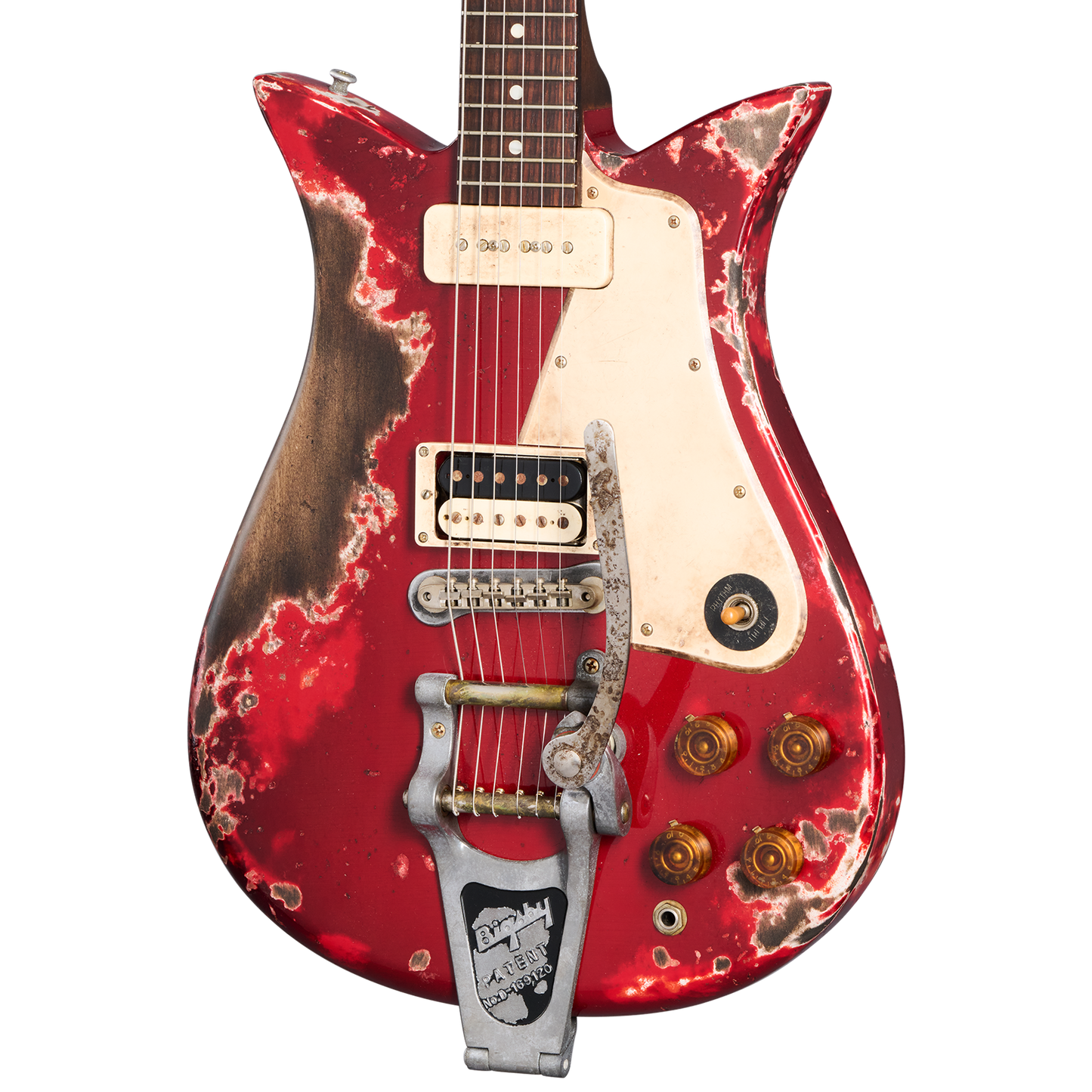 Gibson Custom Leo Scala Theodore Retroliner – Bleeding Red, Bleeding Red, Bleeding-Red Electric Guitar Gibson Custom