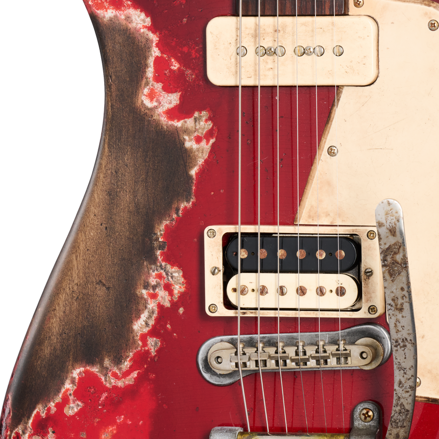 Gibson Custom Leo Scala Theodore Retroliner – Bleeding Red, Bleeding Red, Bleeding-Red Electric Guitar Gibson Custom