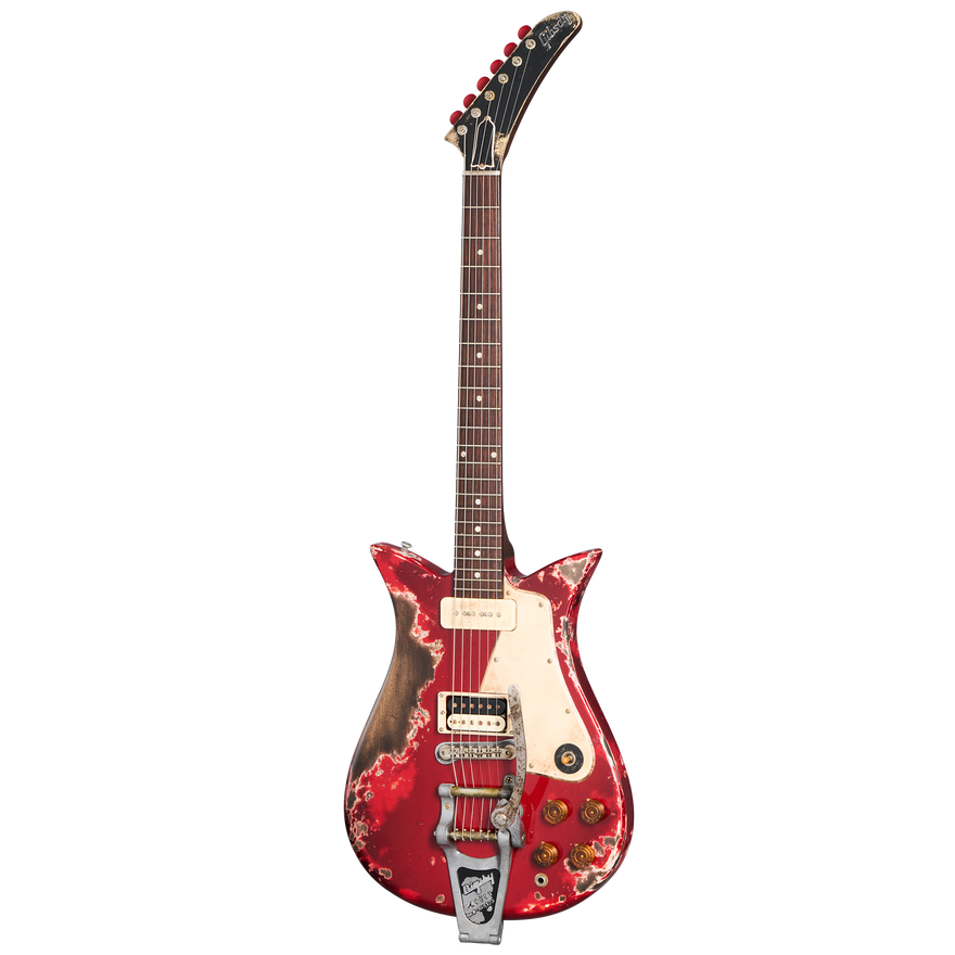 Gibson Custom Leo Scala Theodore Retroliner – Bleeding Red, Bleeding Red, Bleeding-Red Electric Guitar Gibson Custom