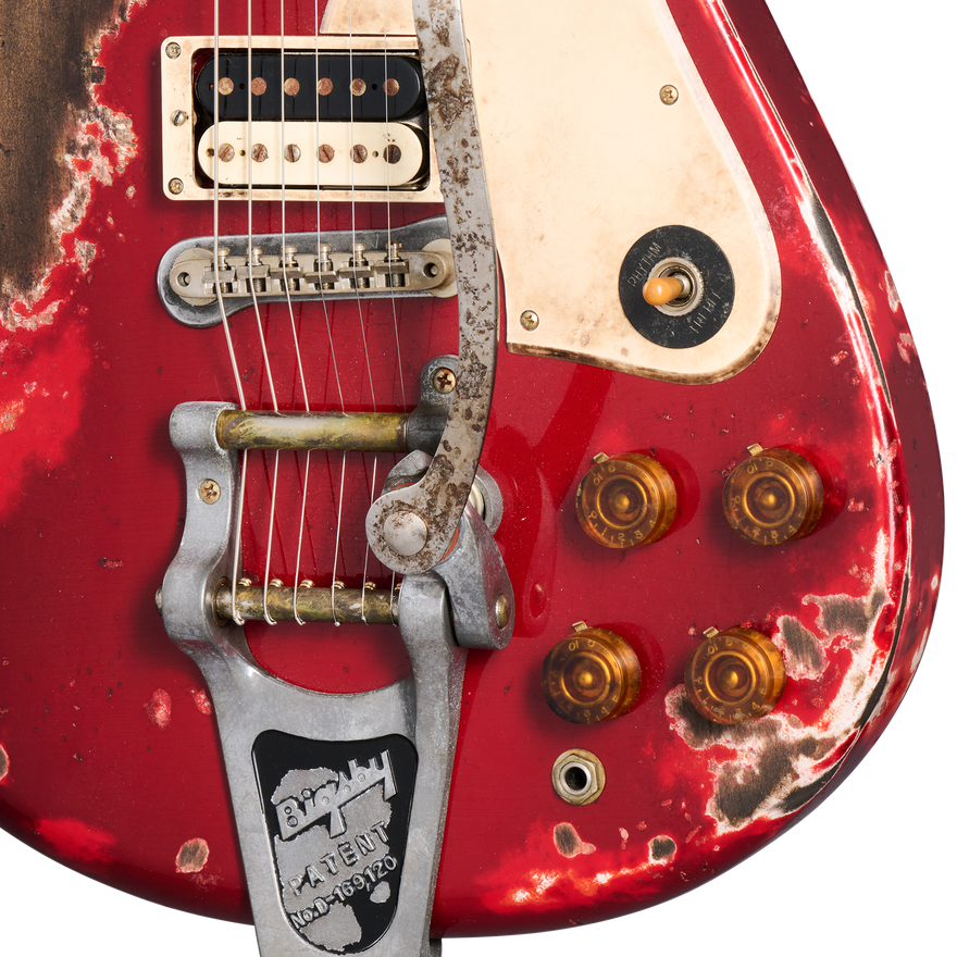 Gibson Custom Leo Scala Theodore Retroliner – Bleeding Red, Bleeding Red, Bleeding-Red Electric Guitar Gibson Custom