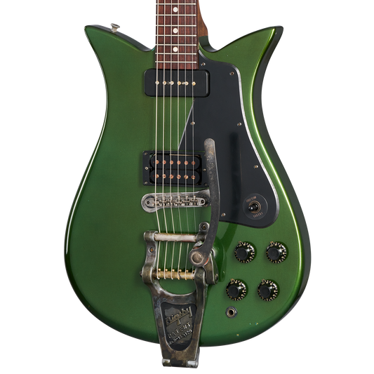 Gibson Custom Leo Scala Theodore Retroliner – British Racing Green, British Racing Green Electric Guitar Gibson Custom