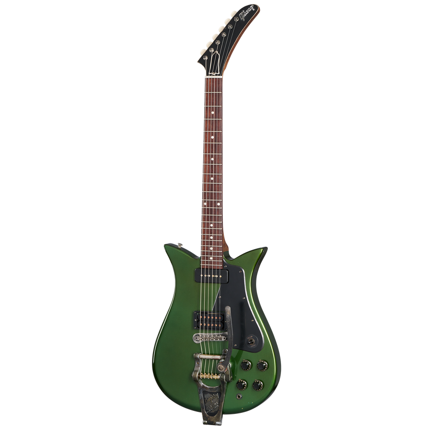 Gibson Custom Leo Scala Theodore Retroliner – British Racing Green, British Racing Green Electric Guitar Gibson Custom