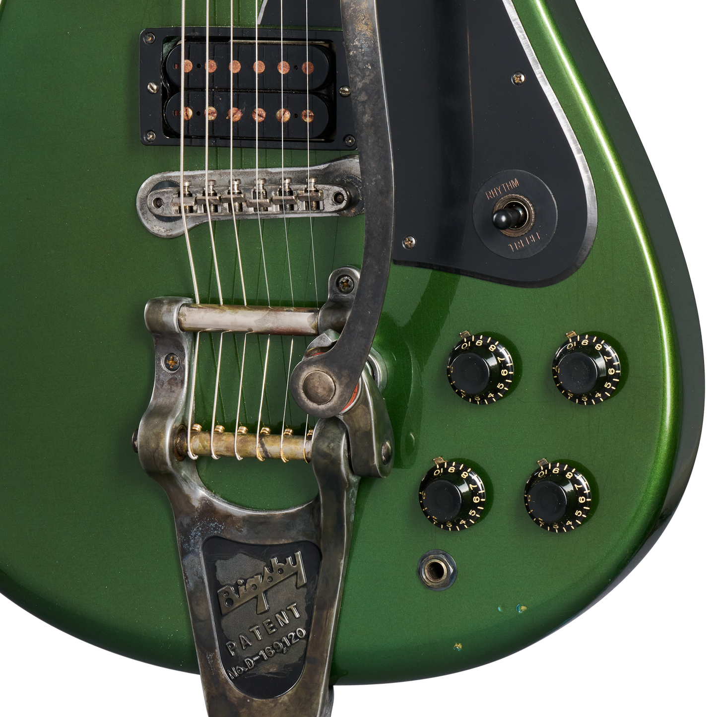Gibson Custom Leo Scala Theodore Retroliner – British Racing Green, British Racing Green Electric Guitar Gibson Custom