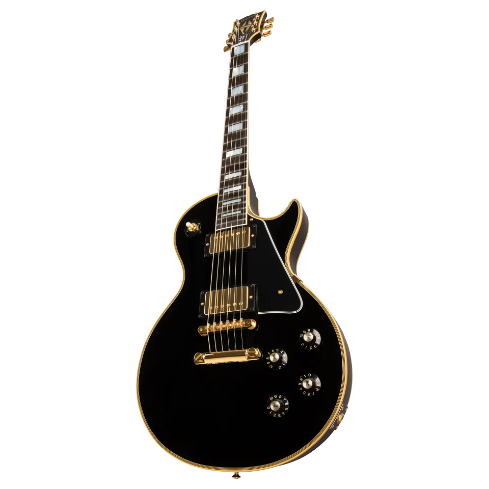 Gibson Custom 1968 Les Paul Custom Reissue Gloss, Ebony Electric Guitar Gibson Custom