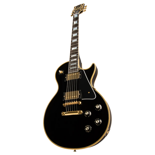 Gibson Custom 1968 Les Paul Custom Reissue Gloss, Ebony Electric Guitar Gibson Custom