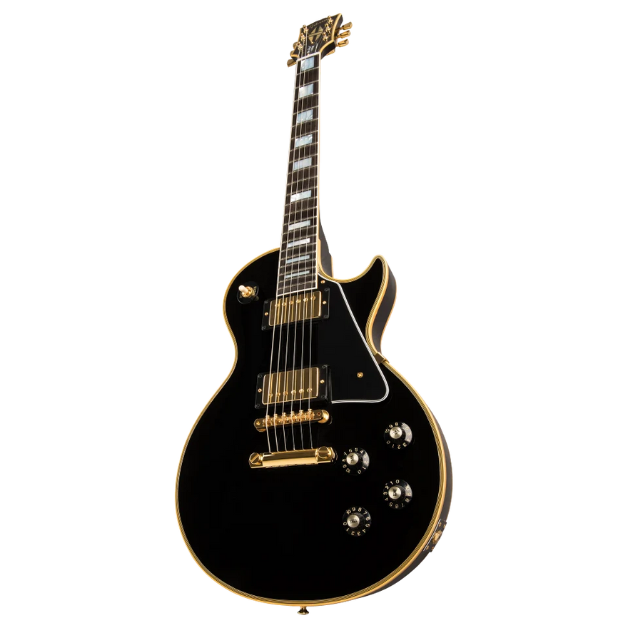 Gibson Custom 1968 Les Paul Custom Reissue Gloss, Ebony Electric Guitar Gibson Custom