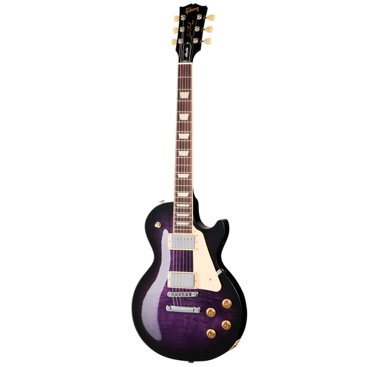 Gibson Les Paul Studio Figured Top, Dark Purple Burst, Exclusive Electric Guitar Gibson