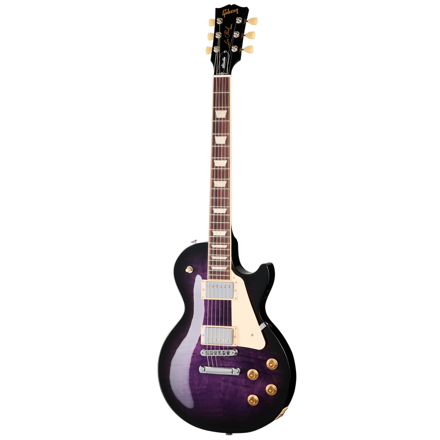 Gibson Les Paul Studio Figured Top, Dark Purple Burst, Exclusive Electric Guitar Gibson