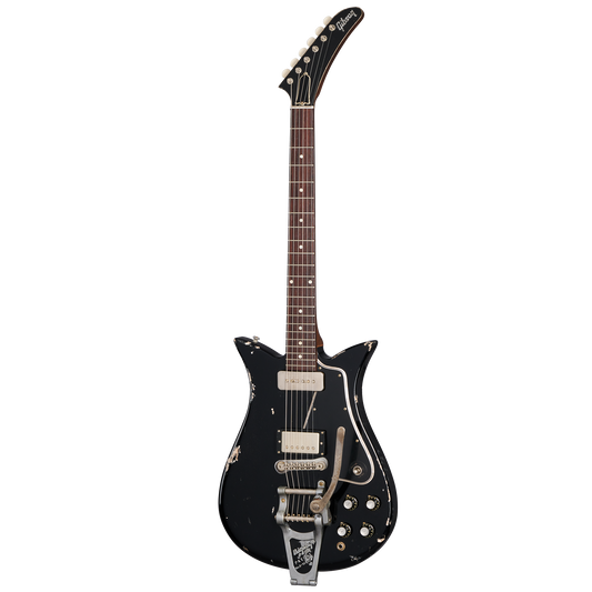 Gibson Custom Leo Scala Theodore Retroliner – Classic Black, Classic Black Electric Guitar Gibson Custom