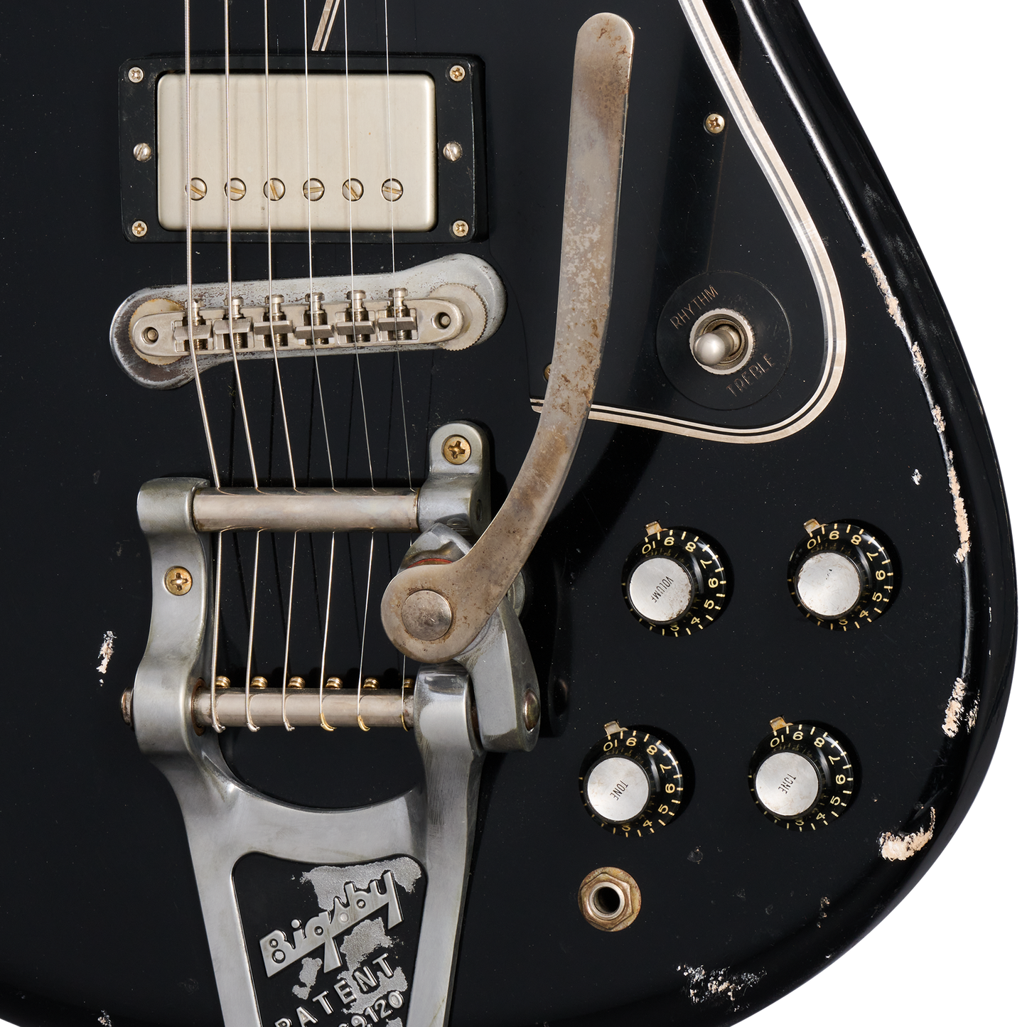Gibson Custom Leo Scala Theodore Retroliner – Classic Black, Classic Black Electric Guitar Gibson Custom