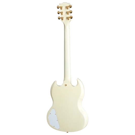 Gibson Custom 1963 Les Paul SG Custom Reissue, VOS, Classic White Electric Guitar Gibson Custom