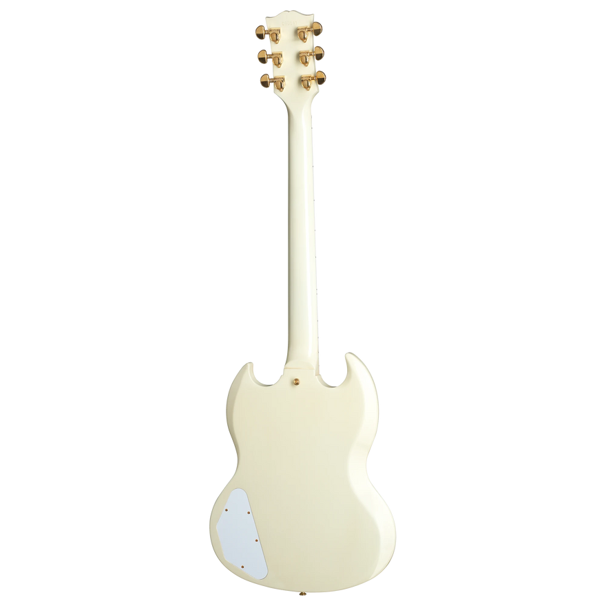 Gibson Custom 1963 Les Paul SG Custom Reissue, VOS, Classic White Electric Guitar Gibson Custom