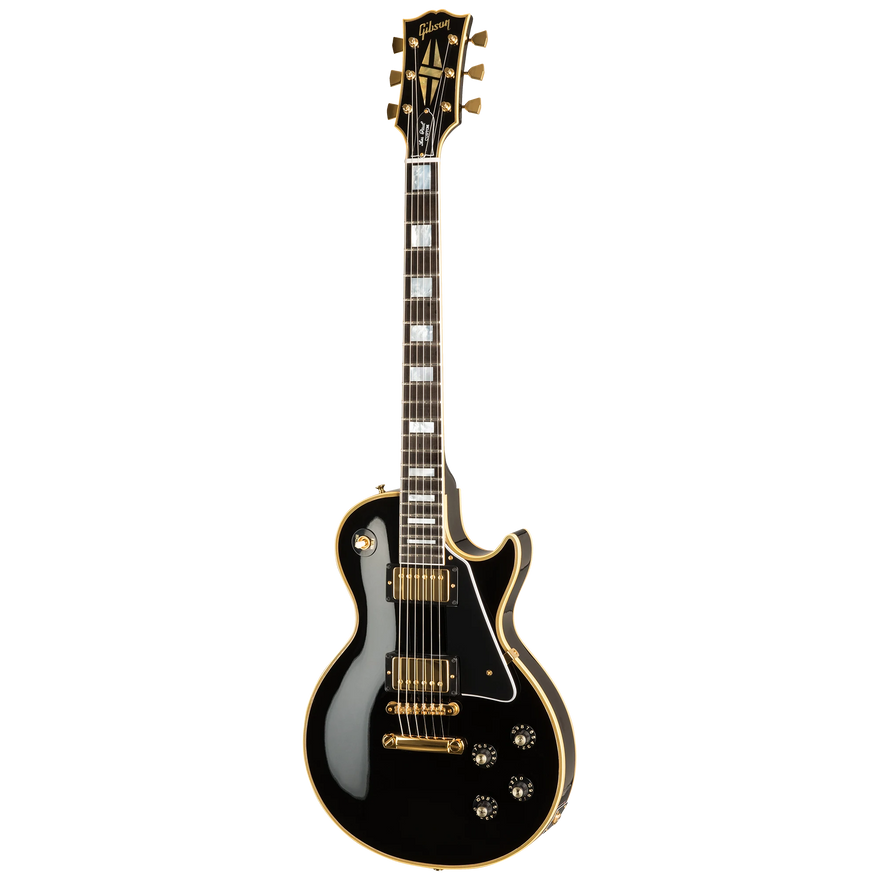 Gibson Custom 1968 Les Paul Custom Reissue Gloss, Ebony Electric Guitar Gibson Custom