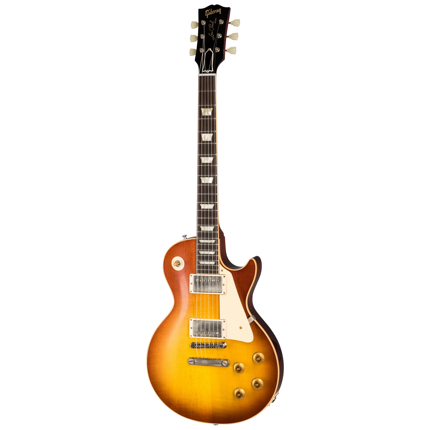 Gibson Custom 1958 Les Paul Standard Reissue, VOS, Iced Tea Burst Electric Guitar Gibson Custom